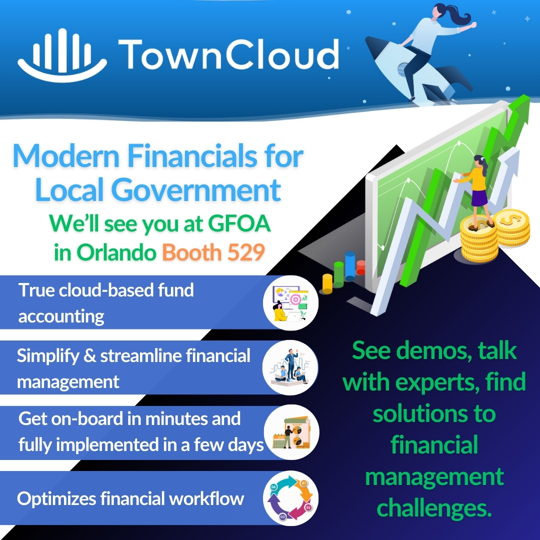 TownCloud 2024 GFOA conference graphic